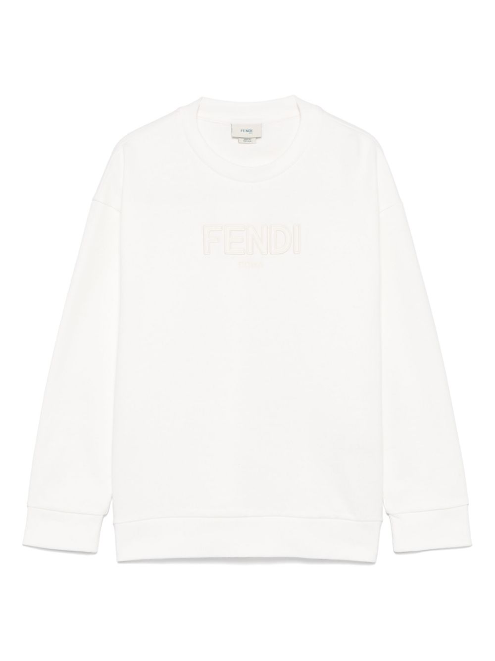 Fendi kids
크림 컬러 로고 스웨트 셔츠